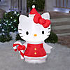 42" Airblown<sup>&#174;</sup> Blowup Inflatable Hello Kitty<sup>&#174;</sup> in Holiday Dress with Built-In Lights Christmas Outdoor Yard Decoration Image 2