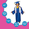 42" Kids Rainbow Preschool Graduation White Satin Stole Image 2