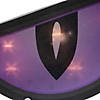 42" Lighted Purple and Black Eyes Halloween Window Silhouette Decoration Image 3