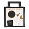 42 Pc. New Year&#8217;s Eve Foil Party Kit for 8 Guests Image 2