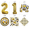 423 Pc. 21st Birthday Bash Tableware Kit for 8 Guests Image 1