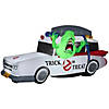 44" Airblown&#174; Blowup Inflatable Ghostbusters Ecto-1 with Slimer Halloween Outdoor Yard Decoration Image 1