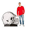 44" Football Helmet Cardboard Cutout Stand-Up Image 1