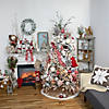 44" Gray Distressed Finish Artificial Crafting Display Tree Trunk Image 1