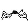 44" Pre-Lit Black Spider with Red Eyes Halloween Decoration Image 1