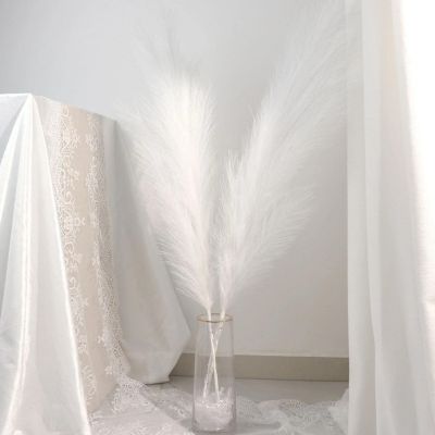 44" Silk Pampas Grass Artificial Plant Sprays Stems Image 1