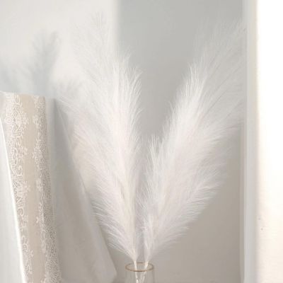 44" Silk Pampas Grass Artificial Plant Sprays Stems Image 2