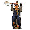 44" Smiling Jack Greeter with Chair Halloween Decoration Image 1