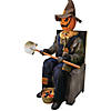 44" Smiling Jack Greeter with Chair Halloween Decoration Image 1