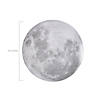 45" Bright Gray Photo-Realistic Full Moon Hanging Decoration Image 1