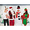 45" x 5 Ft. 8" Adults Classic Snowman Polyester Costume with Headpiece - Large Image 2