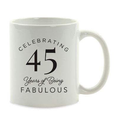 45 Years Awesome Ceramic Mug Image 2