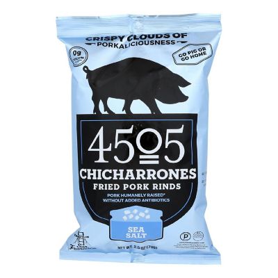 4505 - Chicharrones Sea Salt - Case of 12-2.5 OZ Image 1