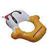 46" Inflatable White and Yellow Ice Cream Ring Pool Float Image 1