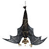46" Menacing Hanging Bat Halloween Decoration Image 1