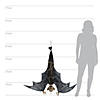 46" Menacing Hanging Bat Halloween Decoration Image 2