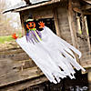 47 1/4" Animated Smiling Pumpkin Scarecrow Hanging Halloween Decoration Image 1