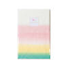 47" x 71" Pastel Rainbow Paper Tablecloth Image 1