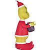 48" Blow Up Inflatable Dr. Seuss&#8482; The Grinch With Present Outdoor Yard Decoration Image 1