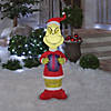 48" Blow Up Inflatable Dr. Seuss&#8482; The Grinch With Present Outdoor Yard Decoration Image 2