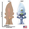 48" DreamWorks Trolls: World Tour&#8482; Tiny & Guy Diamond Cardboard Cutout Stand-Up Image 1