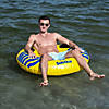 48" Inflatable River Rough Swimming Pool Ring Tube with Handles Image 3