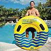 48" Inflatable River Rough Swimming Pool Ring Tube with Handles Image 4