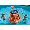 48" Orange and Blue Inflatable Giant Floating Shoot Ball Swimming Pool Game Image 2