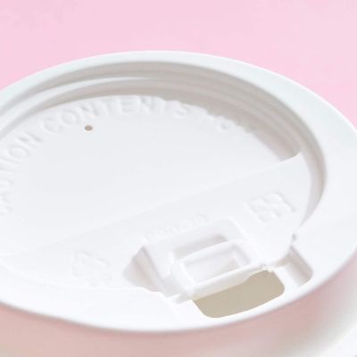 48 Pack Disposable 16oz Coffee Cups with Lids, 4 Assorted Yay Designs Image 3