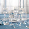 48 Pc. Clear Plastic Patterned Wine Glass Kit for 24 Image 1