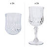 48 Pc. Clear Plastic Wine Glass Kit for 24 Image 1
