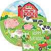 48 Pc. Farm Animals Birthday Party Plates and Napkins for 16 Guests Image 1