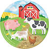 48 Pc. Farm Animals Birthday Party Plates and Napkins for 16 Guests Image 1