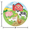 48 Pc. Farm Animals Birthday Party Plates and Napkins for 16 Guests Image 2