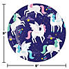 48 Pc. Unicorn GalaPropery Birthday Party Plates and Napkins for 16 Guests Image 2