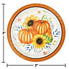 49 Pc. Creative Converting Multicolor Happy Harvest Fall Paper Party Supplies Kit for 8 Guests Image 2
