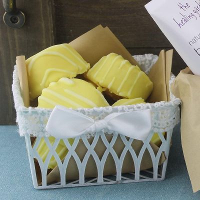 4in Pint Size Plastic Berry Baskets, Berry Boxes w/ Open-Weave Pattern 48-Pack Image 3