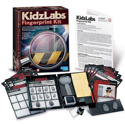 4M: KidzLabs - Fingerprint Kit - Forensic Crime Scene Tool Set, Science Activity Image 1