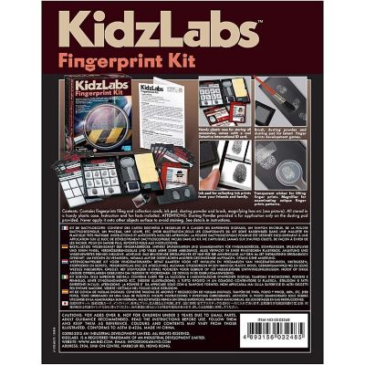 4M: KidzLabs - Fingerprint Kit - Forensic Crime Scene Tool Set, Science Activity Image 2