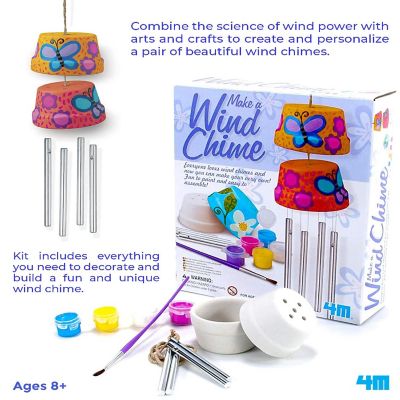 4M Make A Wind Chime Art Craft Kit, Ages 8+ Image 2