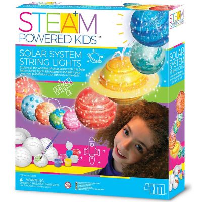 4M: STEAM Powered Kids: Solar System String Lights - Mini Planetarium Image 1
