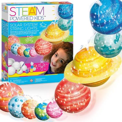 4M: STEAM Powered Kids: Solar System String Lights - Mini Planetarium Image 1