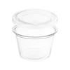 4oz Clear Plastic Portion/Souffle Cups with Lids - (1250 Settings) Image 1