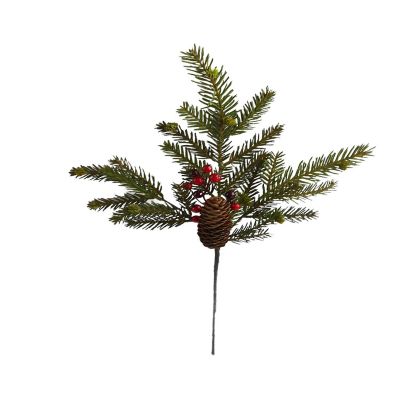 4PC Artificial 20" Cypress Spray with Berries &amp; Cones Image 1