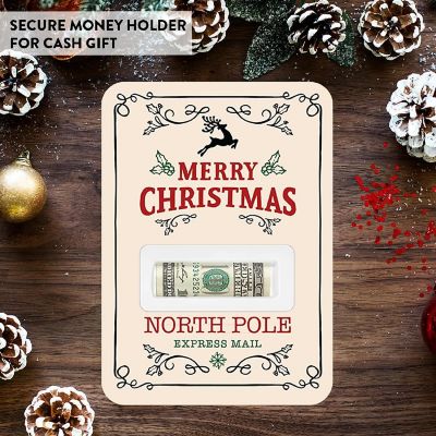 4PC Christmas Money Holders North Pole Image 2