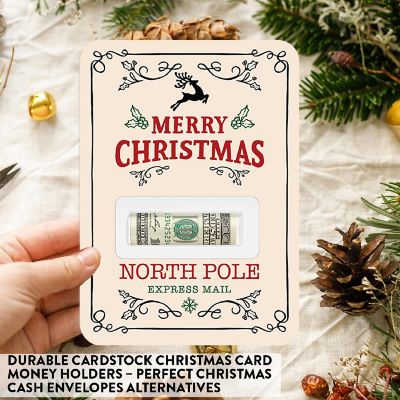 4PC Christmas Money Holders North Pole Image 3