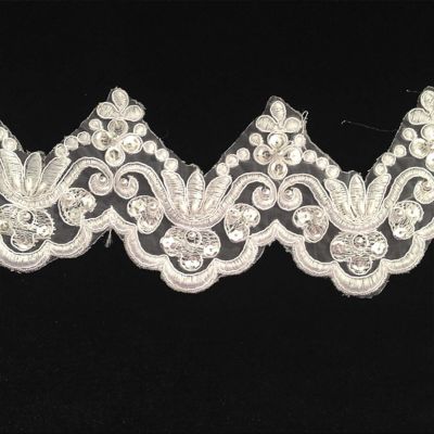 4"x15 Yards  Venise Lace Trims Image 1