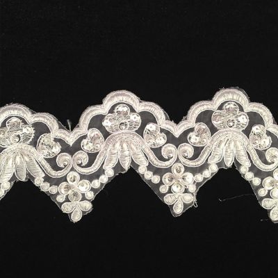 4"x15 Yards  Venise Lace Trims Image 1
