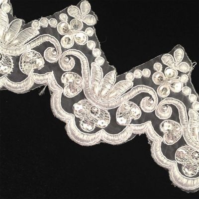 4"x15 Yards  Venise Lace Trims Image 2