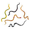 5 1/2" - 6" Bulk 48 Pc. Small Vinyl Realistic Patterns Snake Toys Image 1